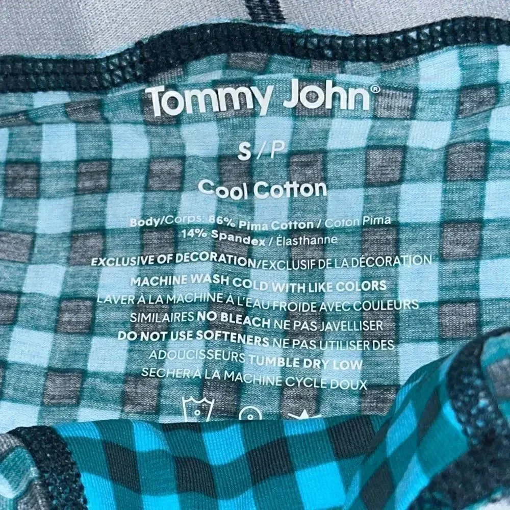 NWTs Tommy John Cool Cotton 8 Inch Boxer Brief Size Small